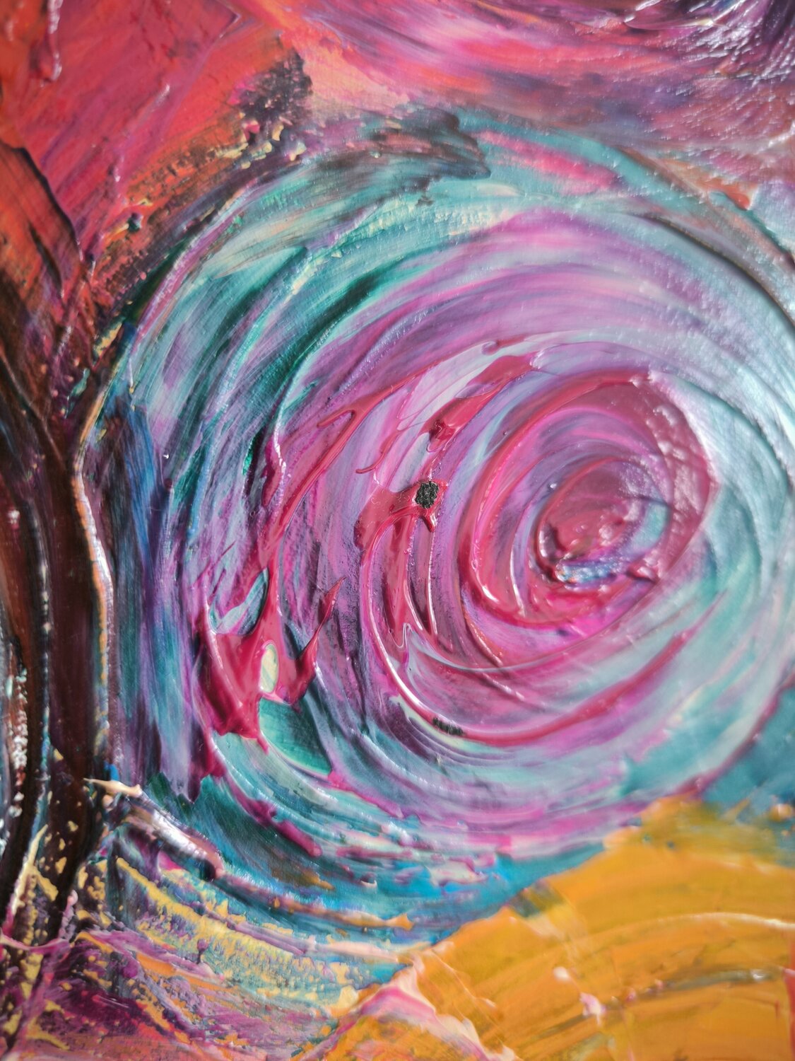 Life is a Circle - Tanya Silva - Acryl auf Leinwand