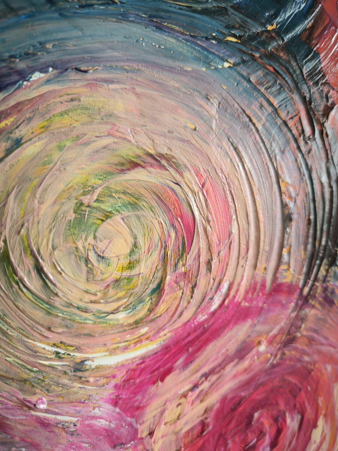 Life is a Circle - Tanya Silva - Acryl auf Leinwand