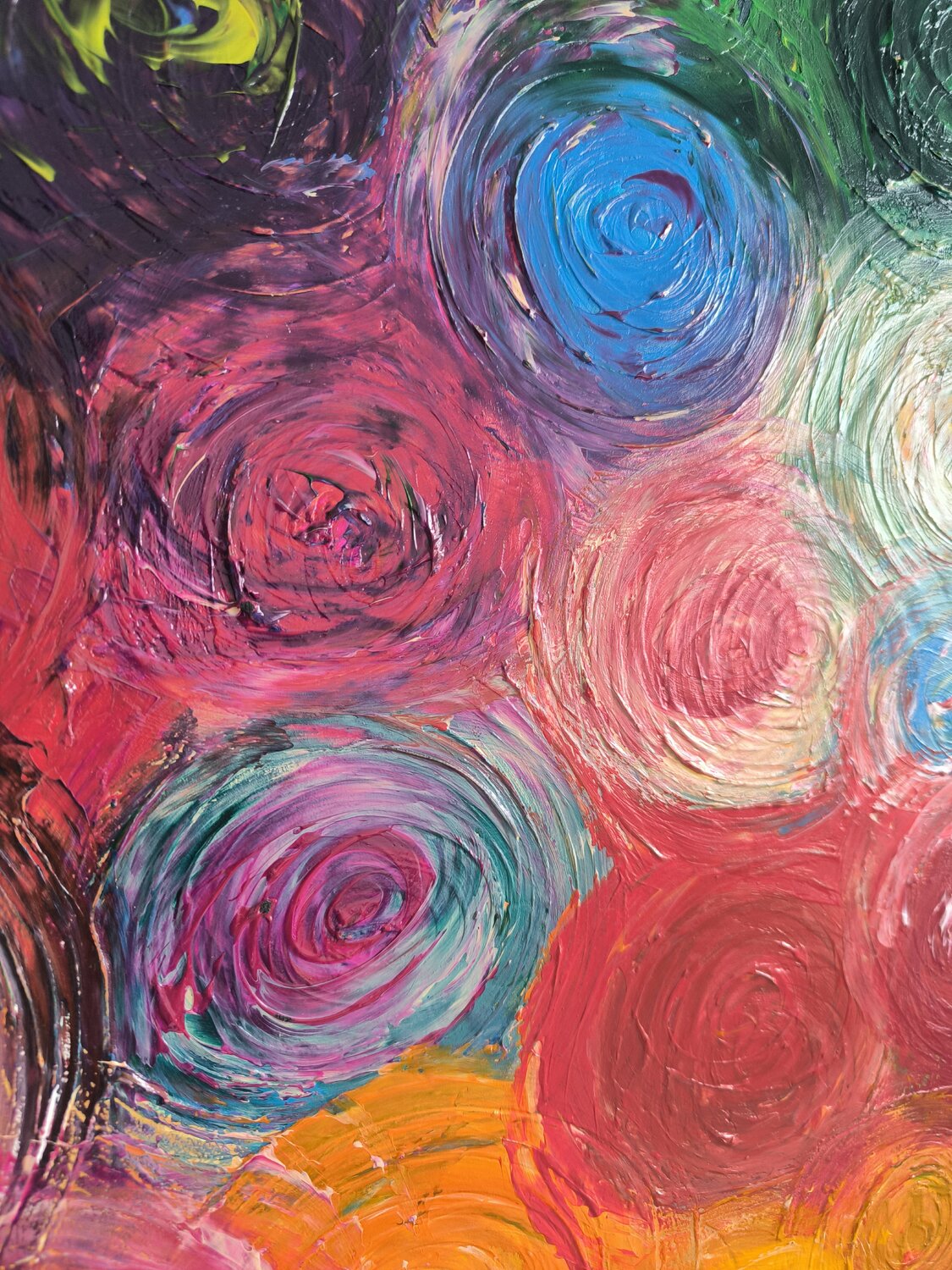 Life is a Circle - Tanya Silva - Acryl auf Leinwand