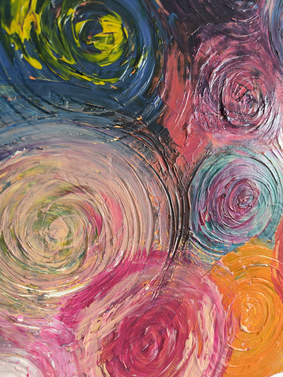 Life is a Circle - Tanya Silva - Acryl auf Leinwand