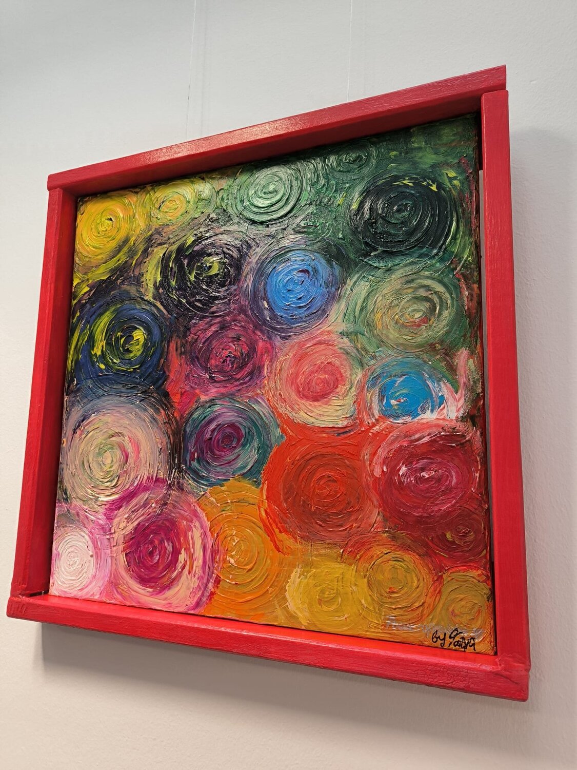 Life is a Circle - Tanya Silva - Acryl auf Leinwand