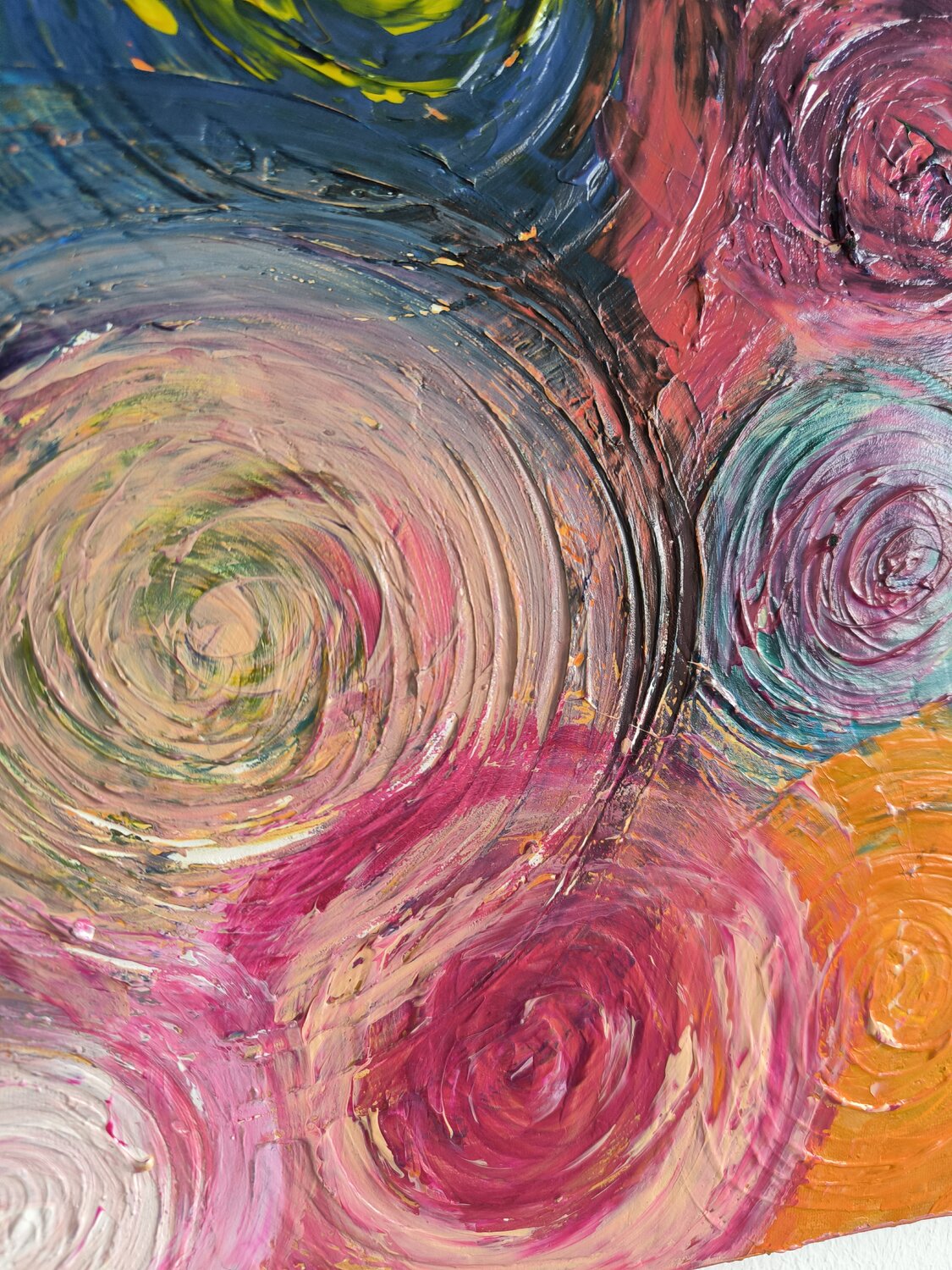 Life is a Circle - Tanya Silva - Acryl auf Leinwand