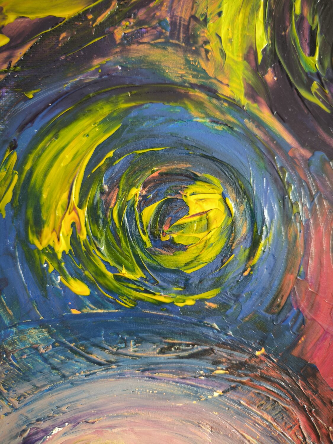 Life is a Circle - Tanya Silva - Acryl auf Leinwand