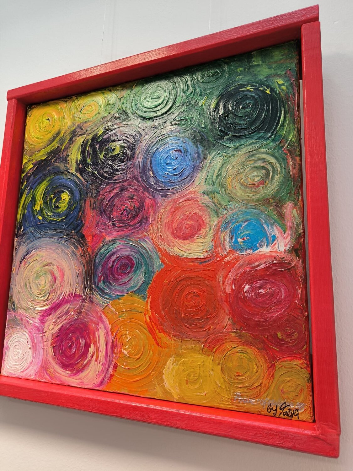 Life is a Circle - Tanya Silva - Acryl auf Leinwand