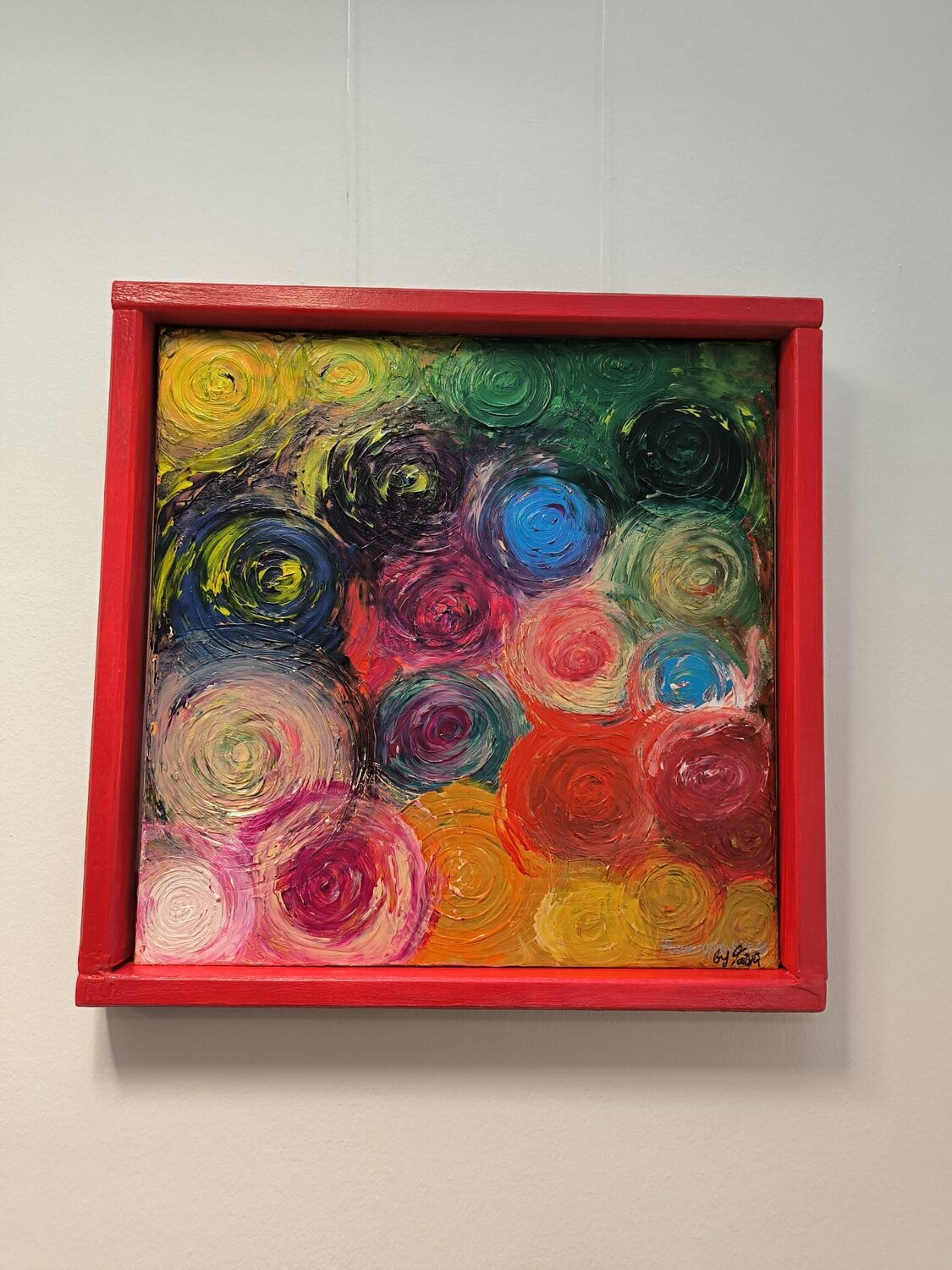 Life is a Circle - Tanya Silva - Acryl auf Leinwand