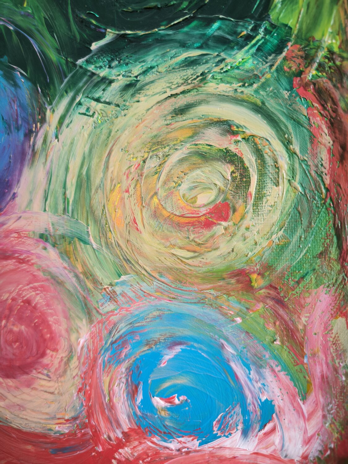 Life is a Circle - Tanya Silva - Acryl auf Leinwand