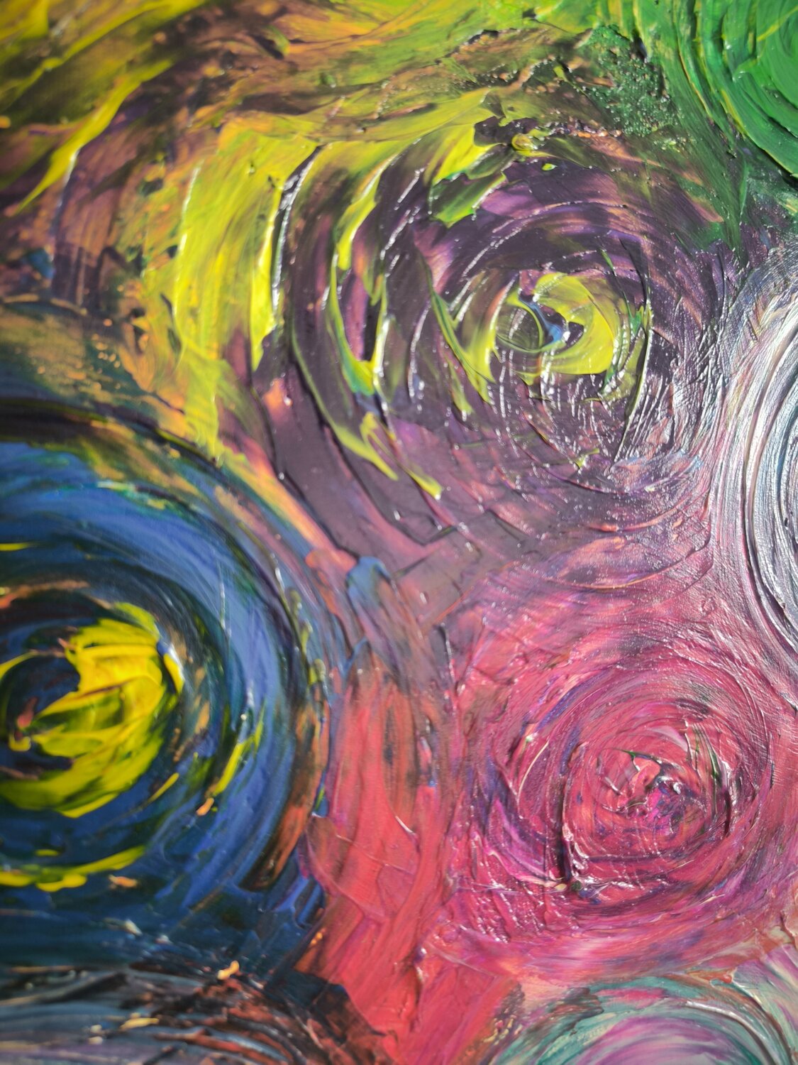 Life is a Circle - Tanya Silva - Acryl auf Leinwand