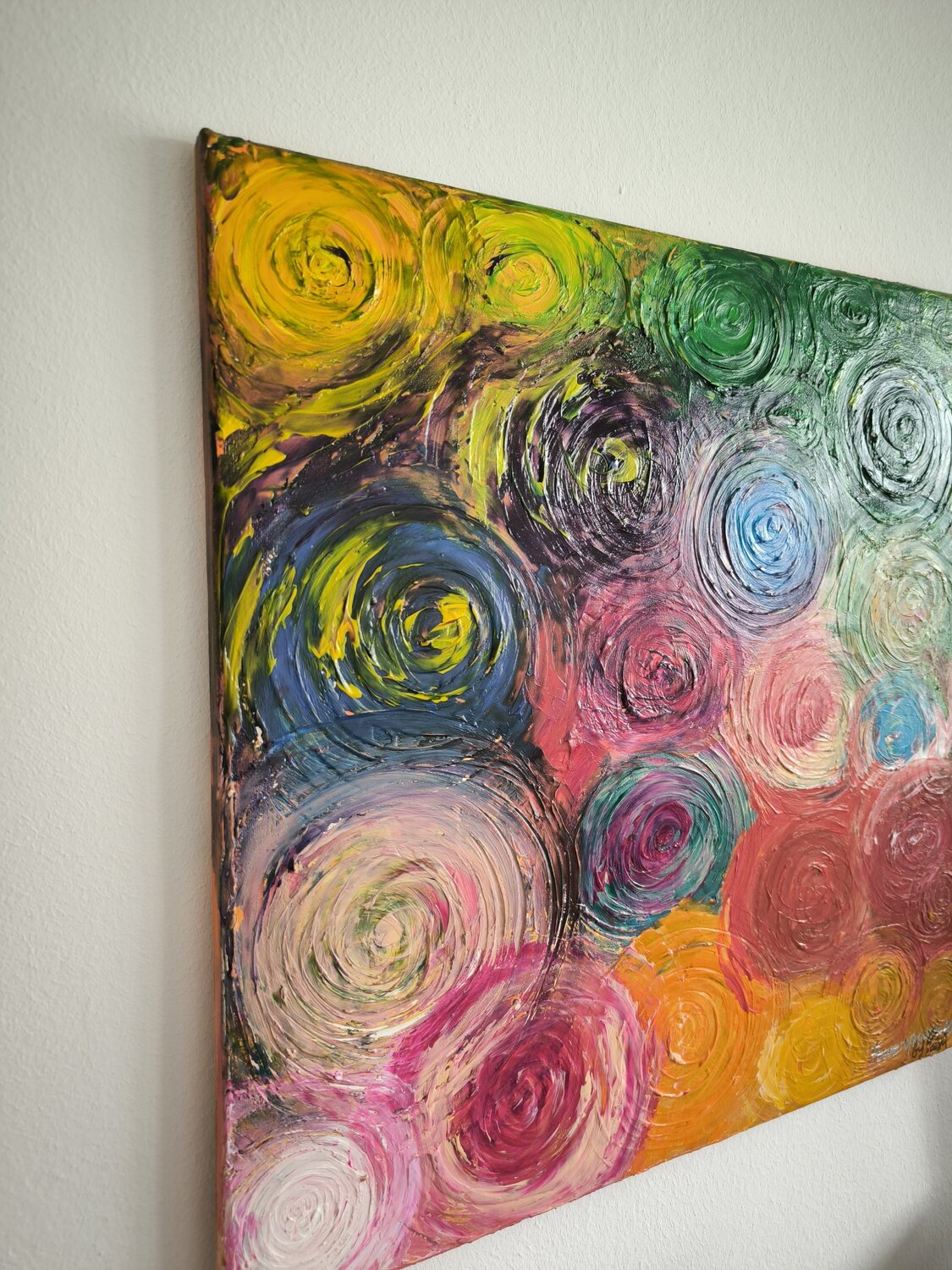 Life is a Circle - Tanya Silva - Acryl auf Leinwand