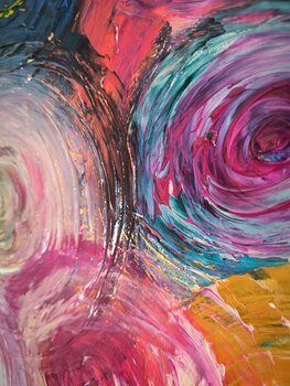 Life is a Circle - Tanya Silva - Acryl auf Leinwand