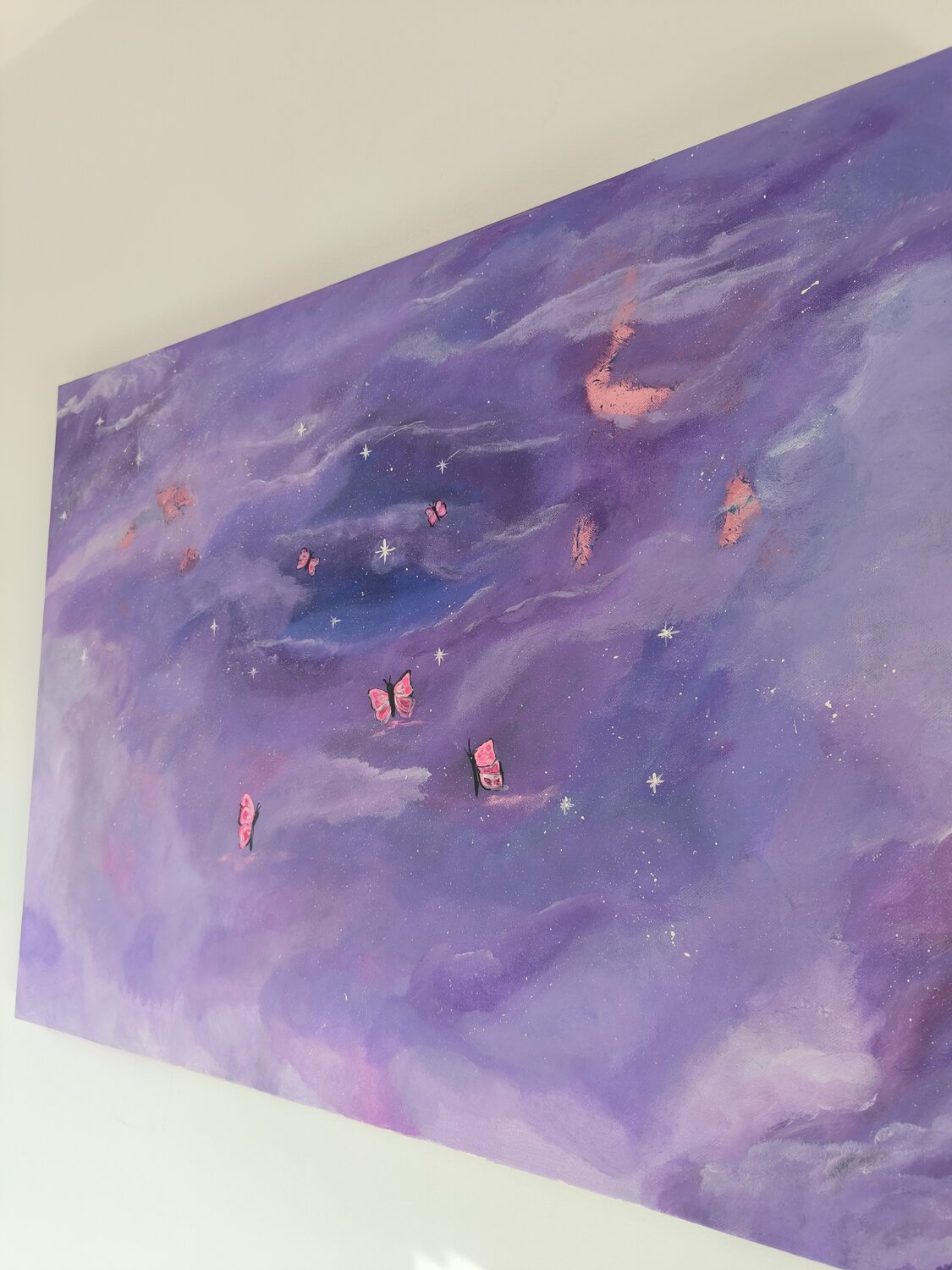 The Light will guide You - Tanya Silva - Acryl, Blattgold auf Leinwand