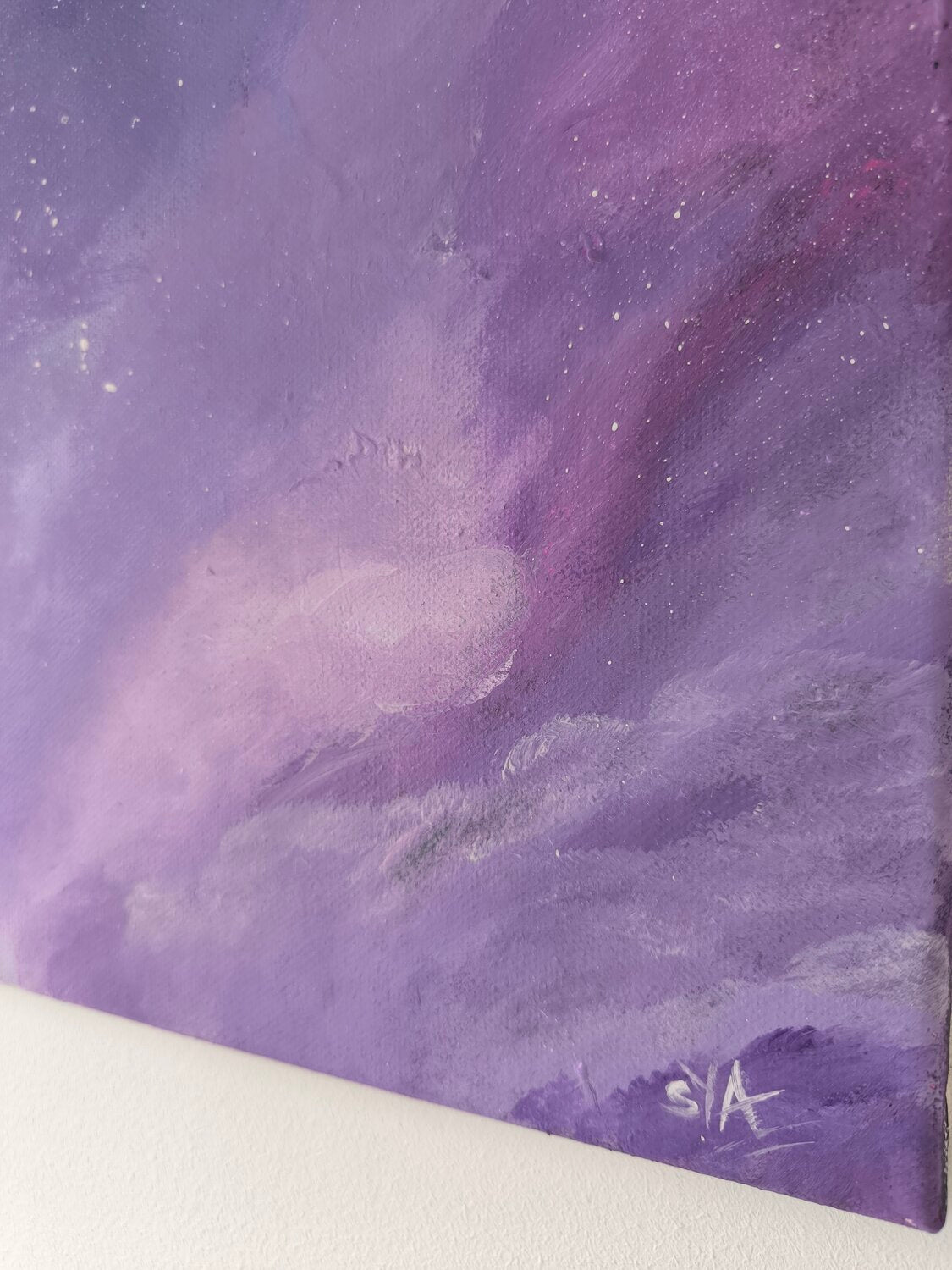 The Light will guide You - Tanya Silva - Acryl, Blattgold auf Leinwand