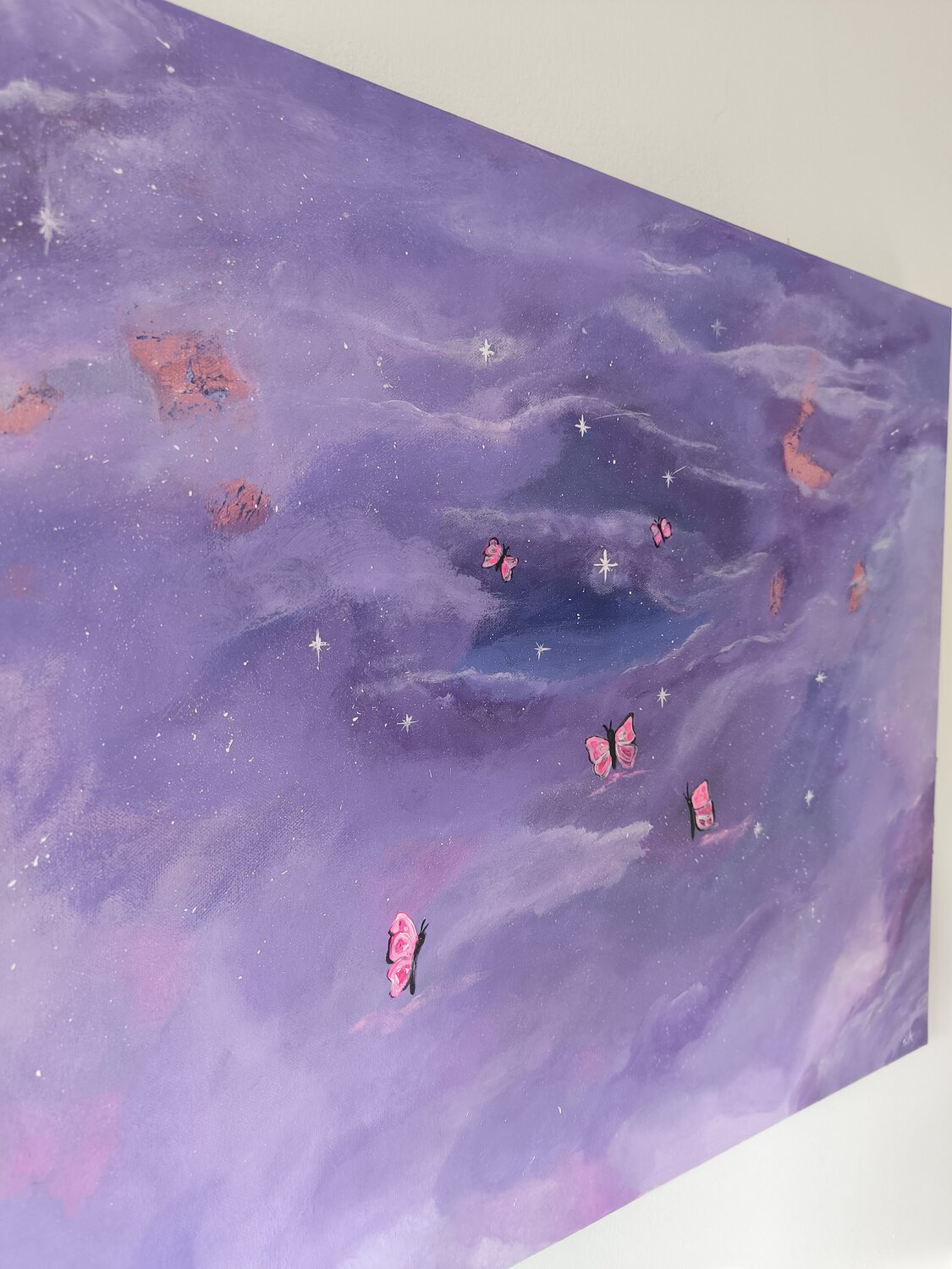The Light will guide You - Tanya Silva - Acryl, Blattgold auf Leinwand