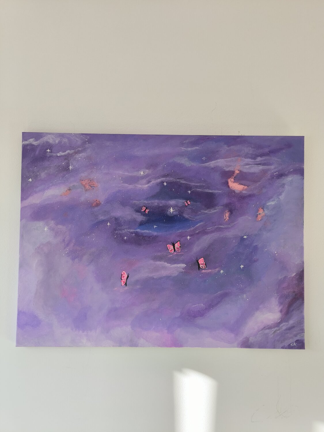 The Light will guide You - Tanya Silva - Acryl, Blattgold auf Leinwand
