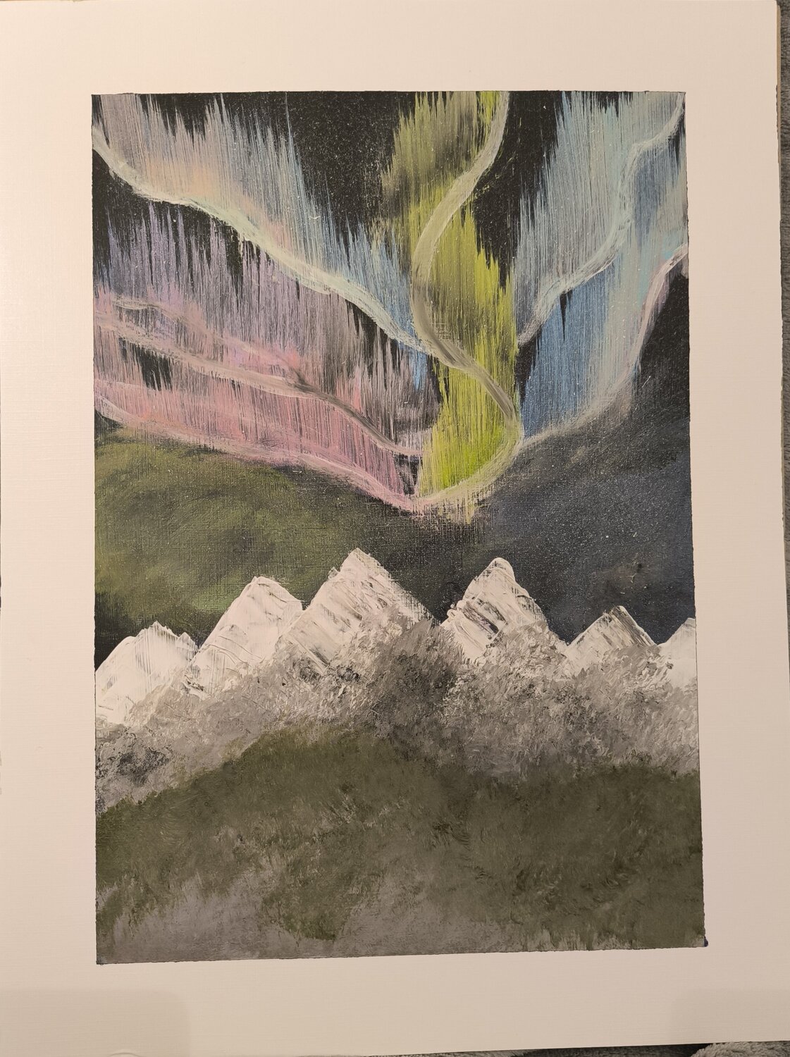 Aurora 1.0 - Tanya Silva - Acryl auf Papier
