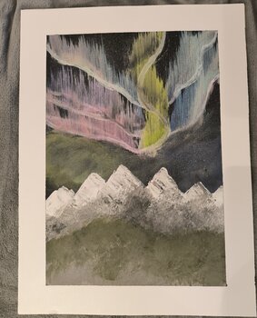Aurora 1.0 - Tanya Silva - Acryl auf Papier