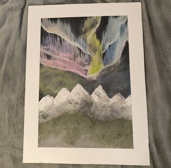 Aurora 1.0 - Tanya Silva - Acryl auf Papier