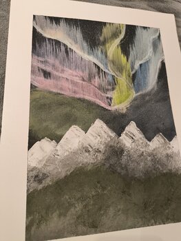 Aurora 1.0 - Tanya Silva - Acryl auf Papier