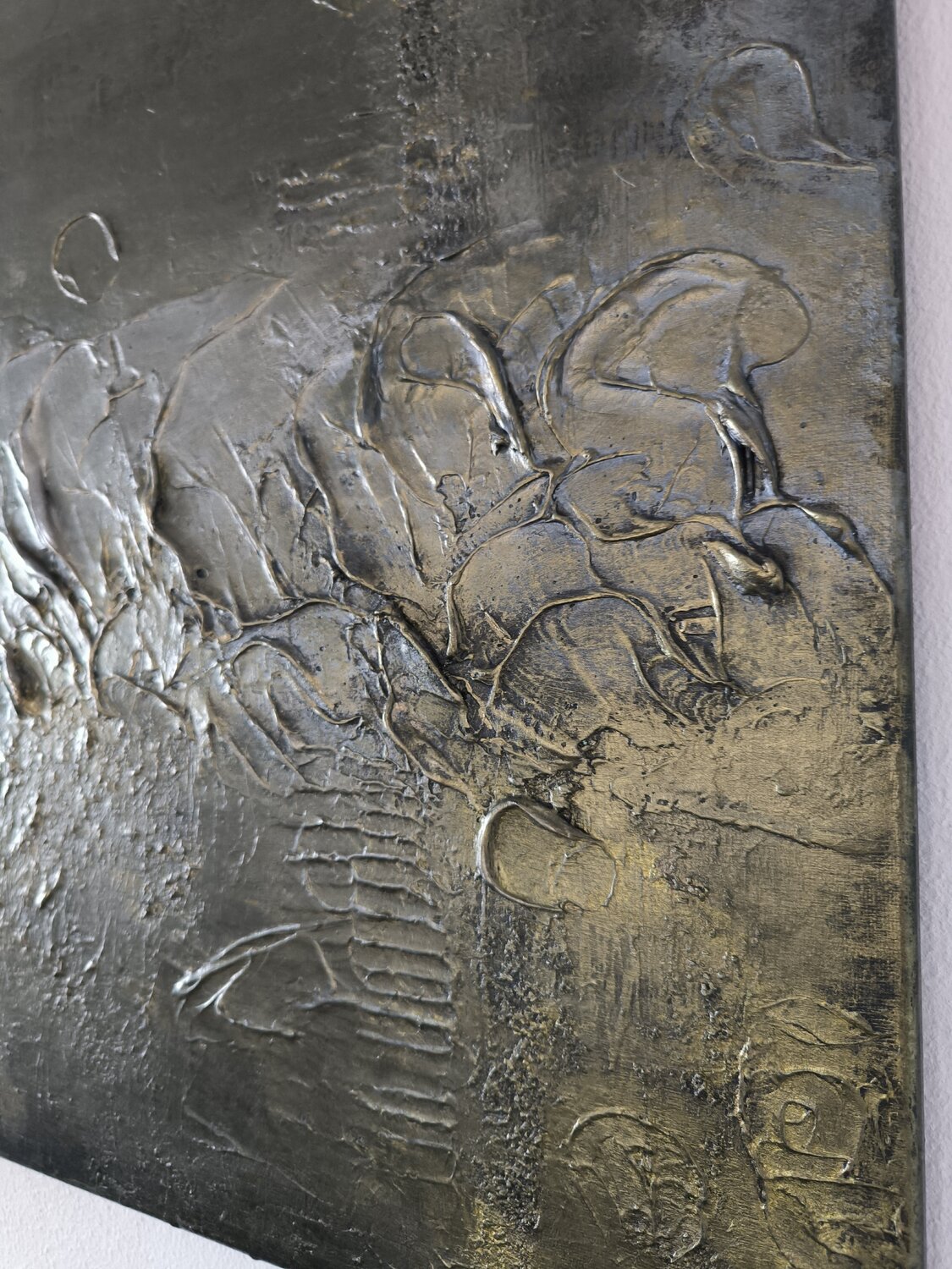 Carpfishing - Tanya Silva - Acryl, Zement auf Leinwand