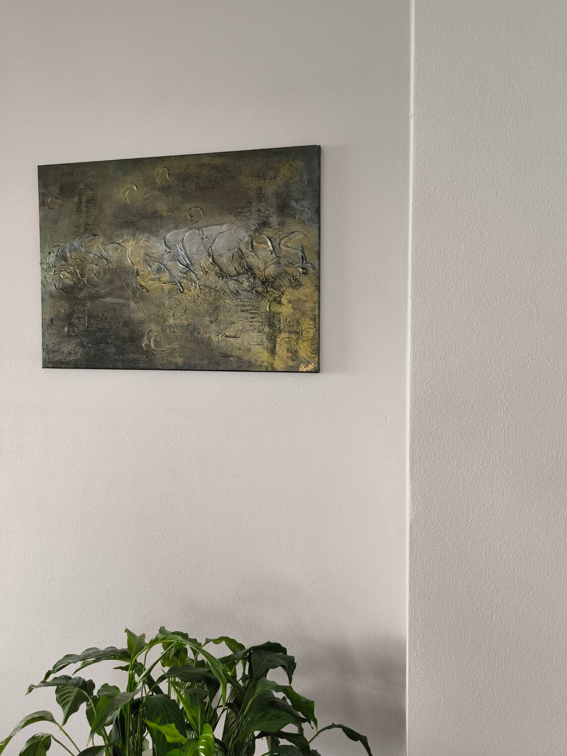 Carpfishing - Tanya Silva - Acryl, Zement auf Leinwand