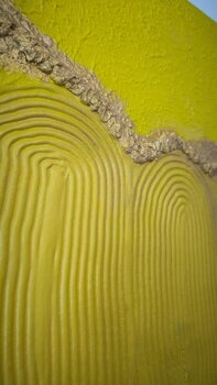 Yellow Vibes - Tanya Silva - Acryl, Zement auf Leinwand