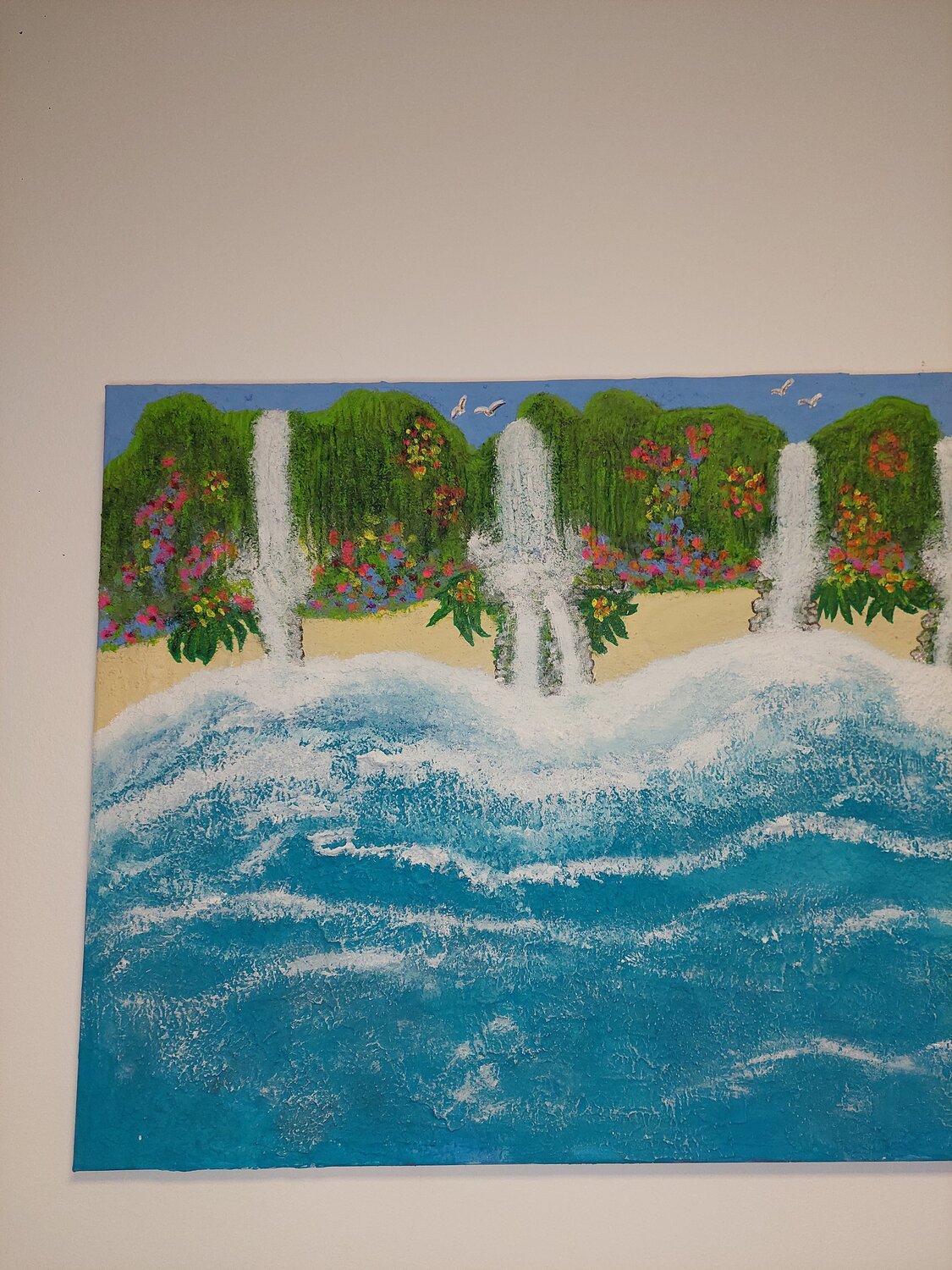 Dreams can come true - Tanya Silva - Acryl, Sand auf Leinwand