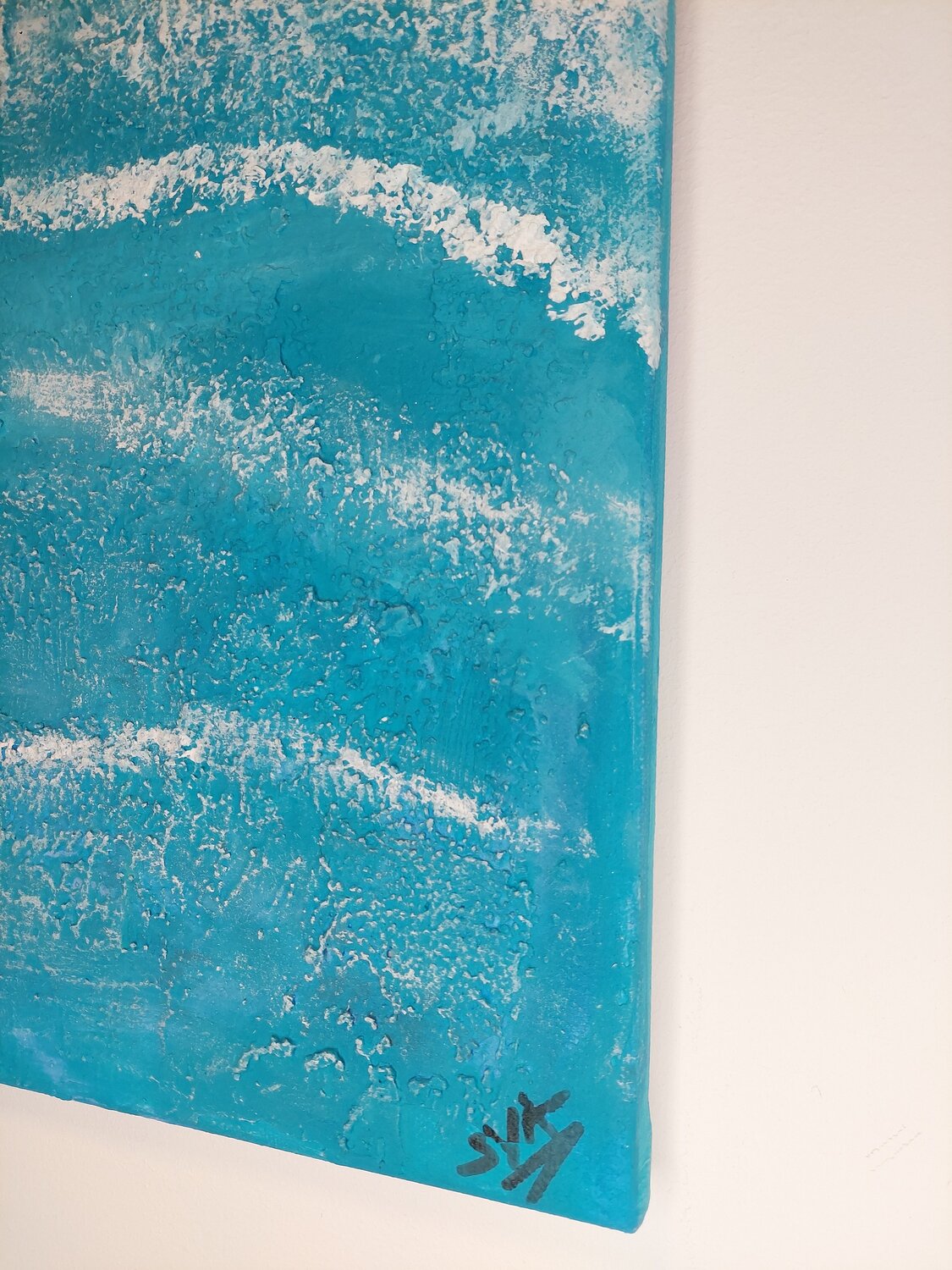 Dreams can come true - Tanya Silva - Acryl, Sand auf Leinwand