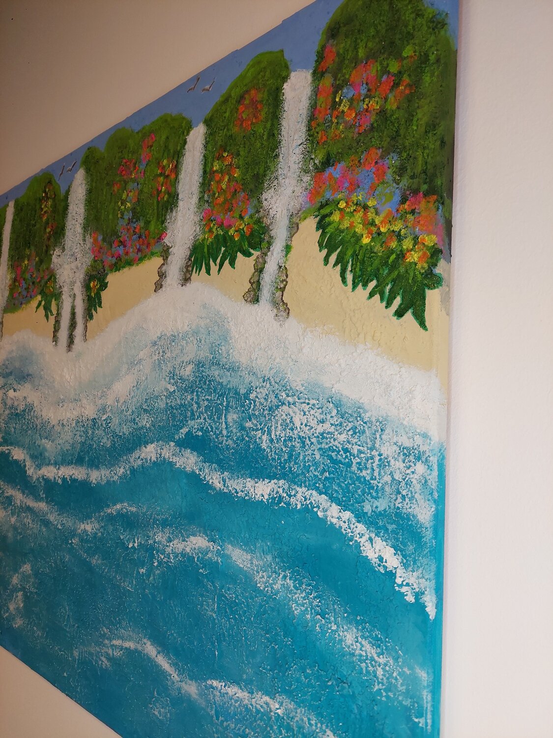 Dreams can come true - Tanya Silva - Acryl, Sand auf Leinwand