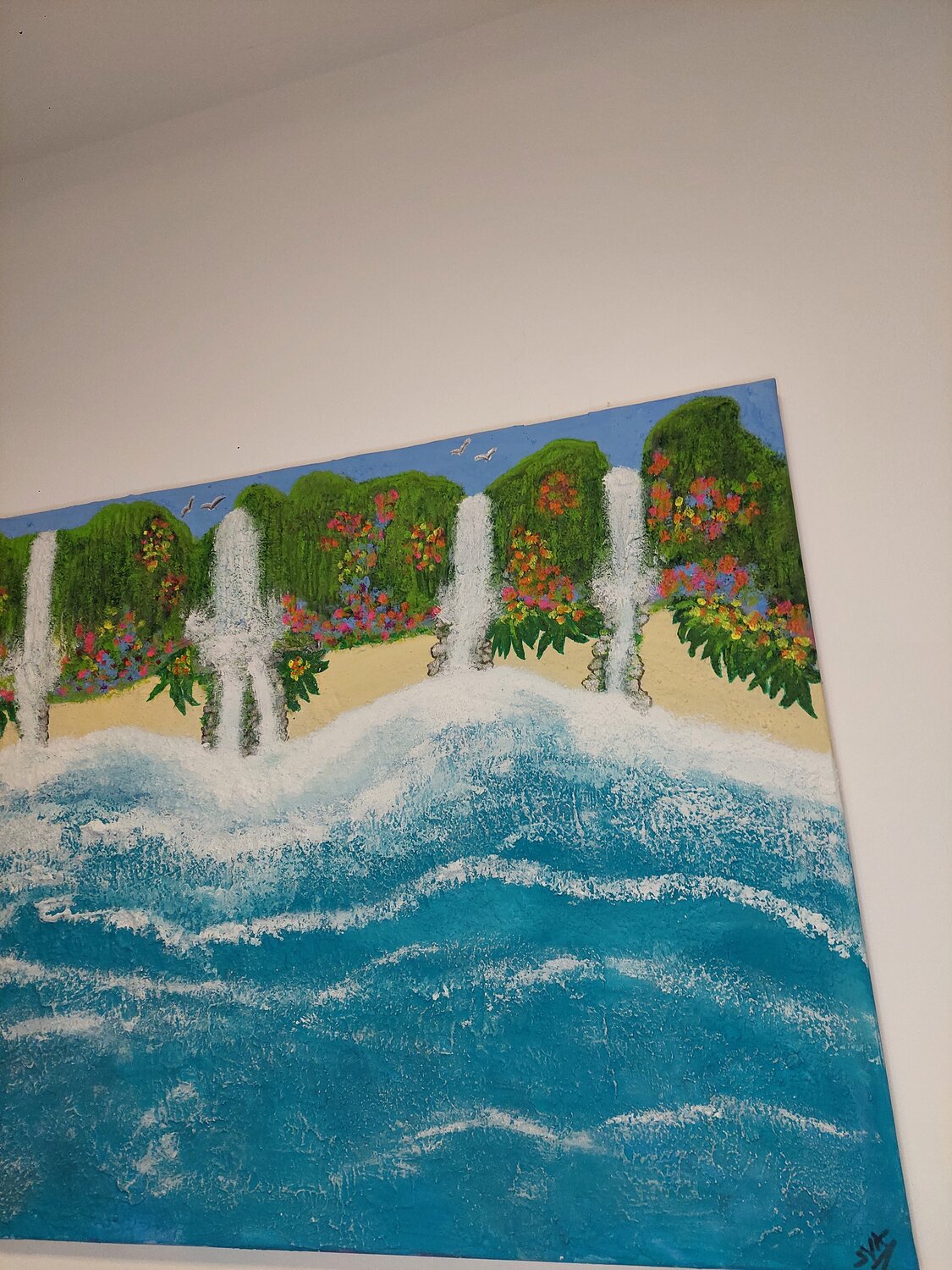 Dreams can come true - Tanya Silva - Acryl, Sand auf Leinwand