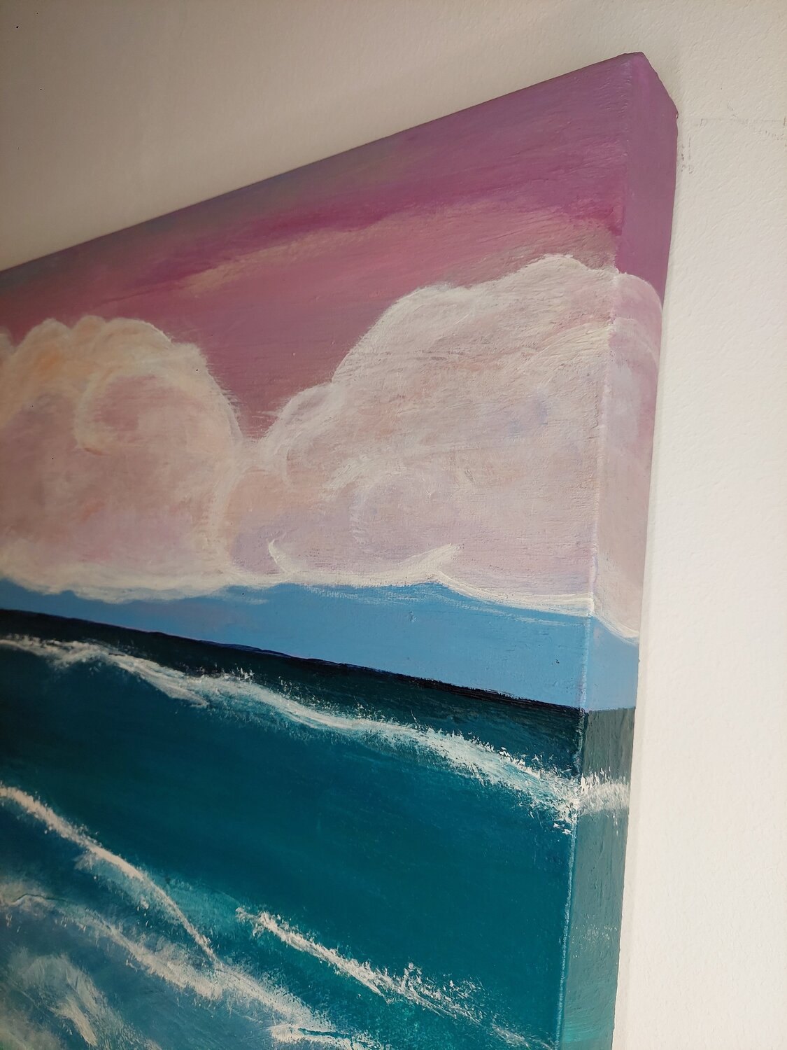 Ocean in Paradise - Tanya Silva - Acrylic, Cement on Canvas