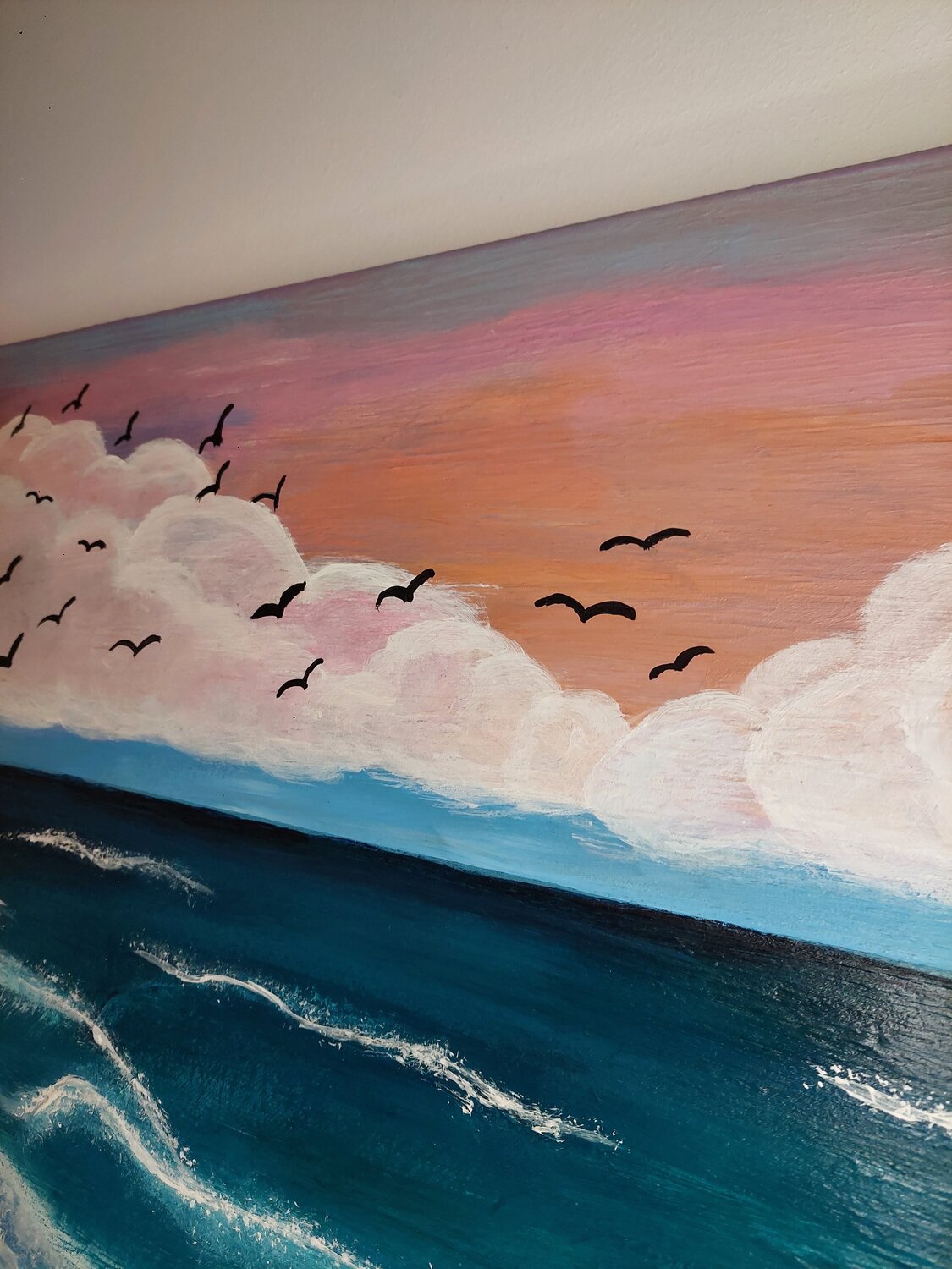 Ocean in Paradise - Tanya Silva - Acrylic, Cement on Canvas