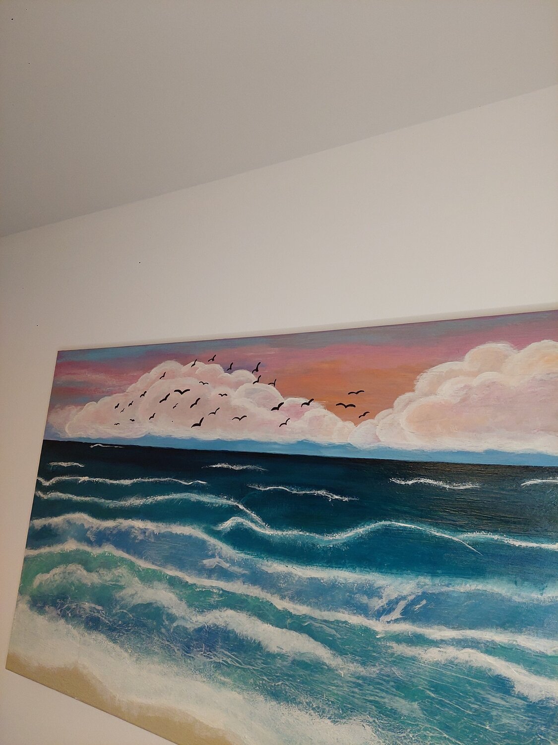 Ocean in Paradise - Tanya Silva - Acrylic, Cement on Canvas