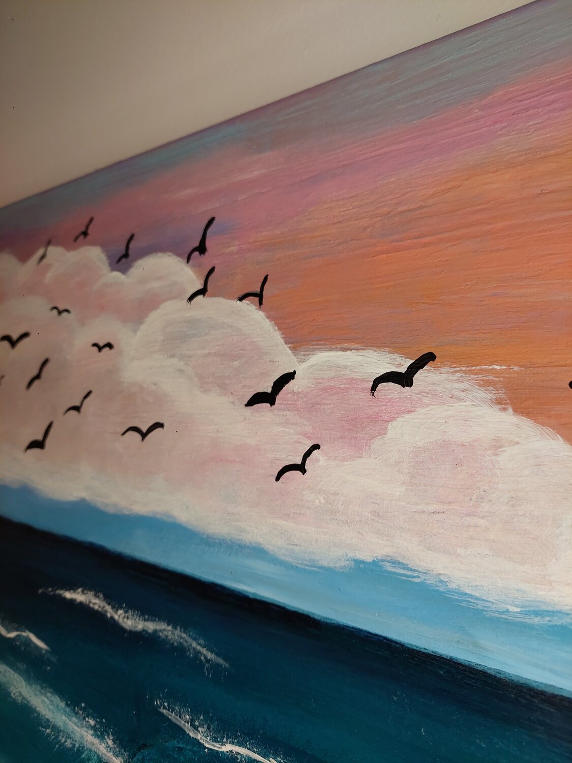 Ocean in Paradise - Tanya Silva - Acrylic, Cement on Canvas