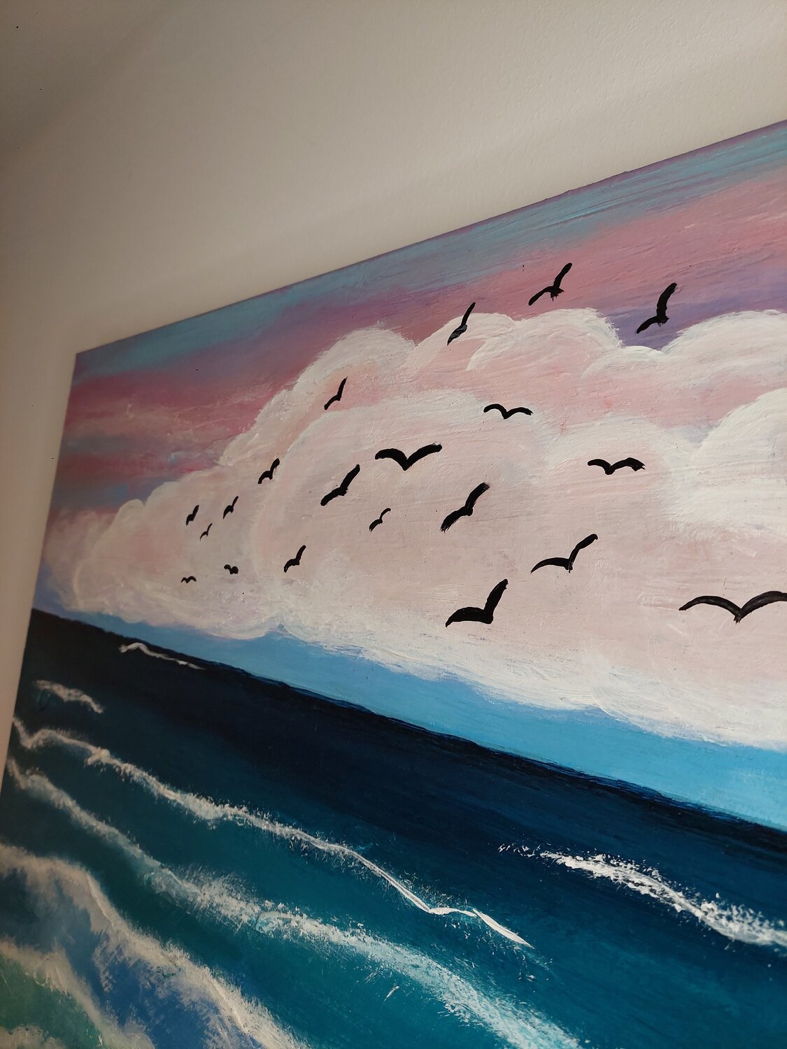 Ocean in Paradise - Tanya Silva - Acrylic, Cement on Canvas