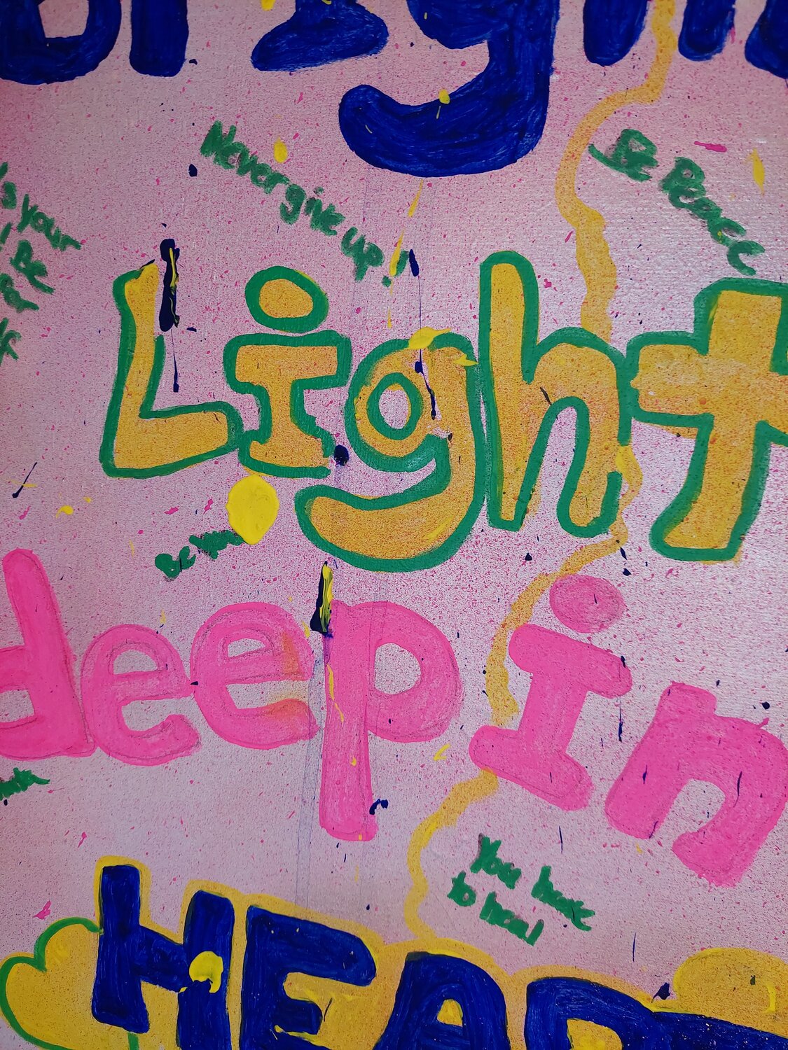 Now I'm shining - Tanya Silva - Acryl, Farbspray auf Leinwand