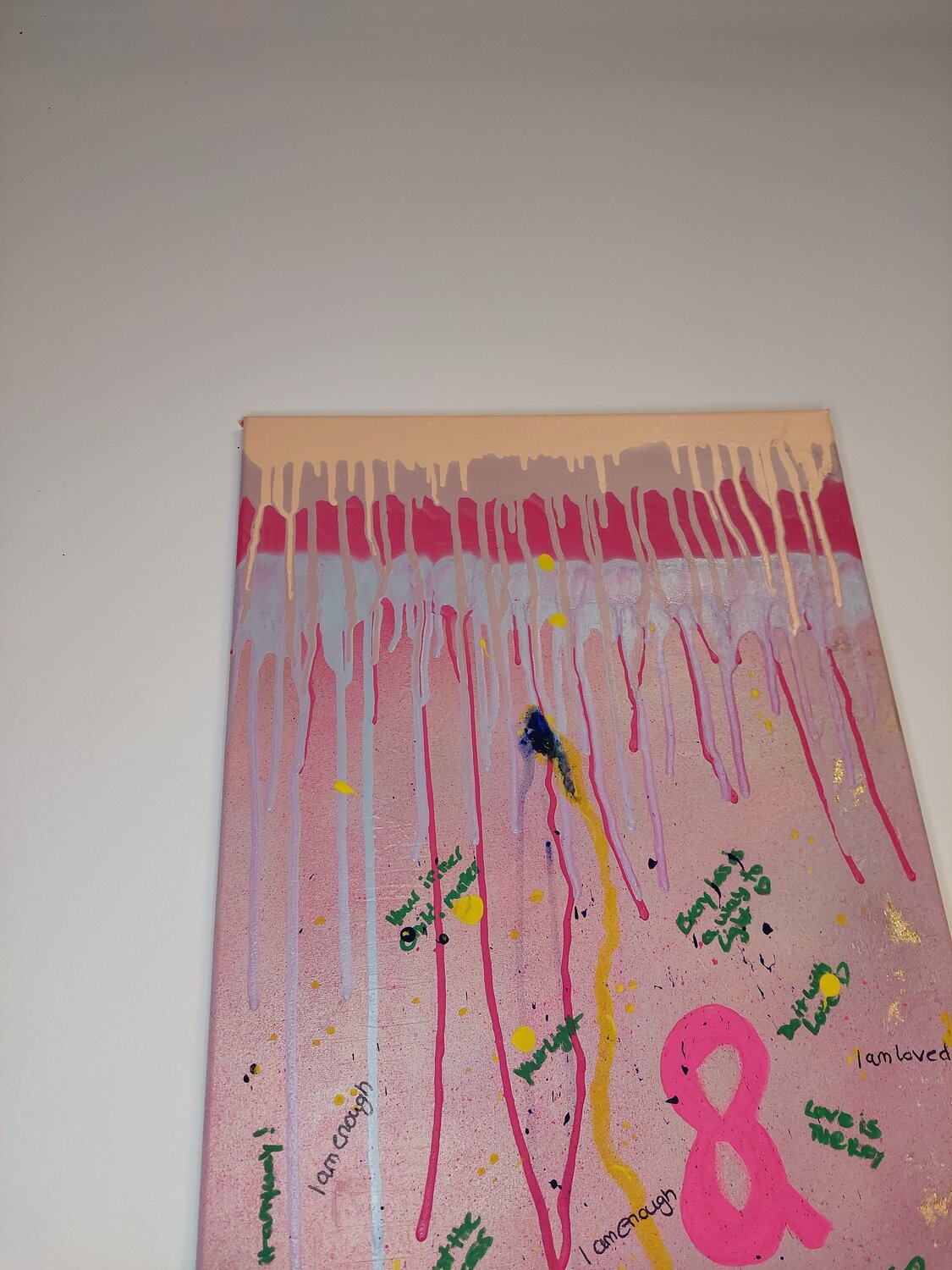Now I'm shining - Tanya Silva - Acryl, Farbspray auf Leinwand