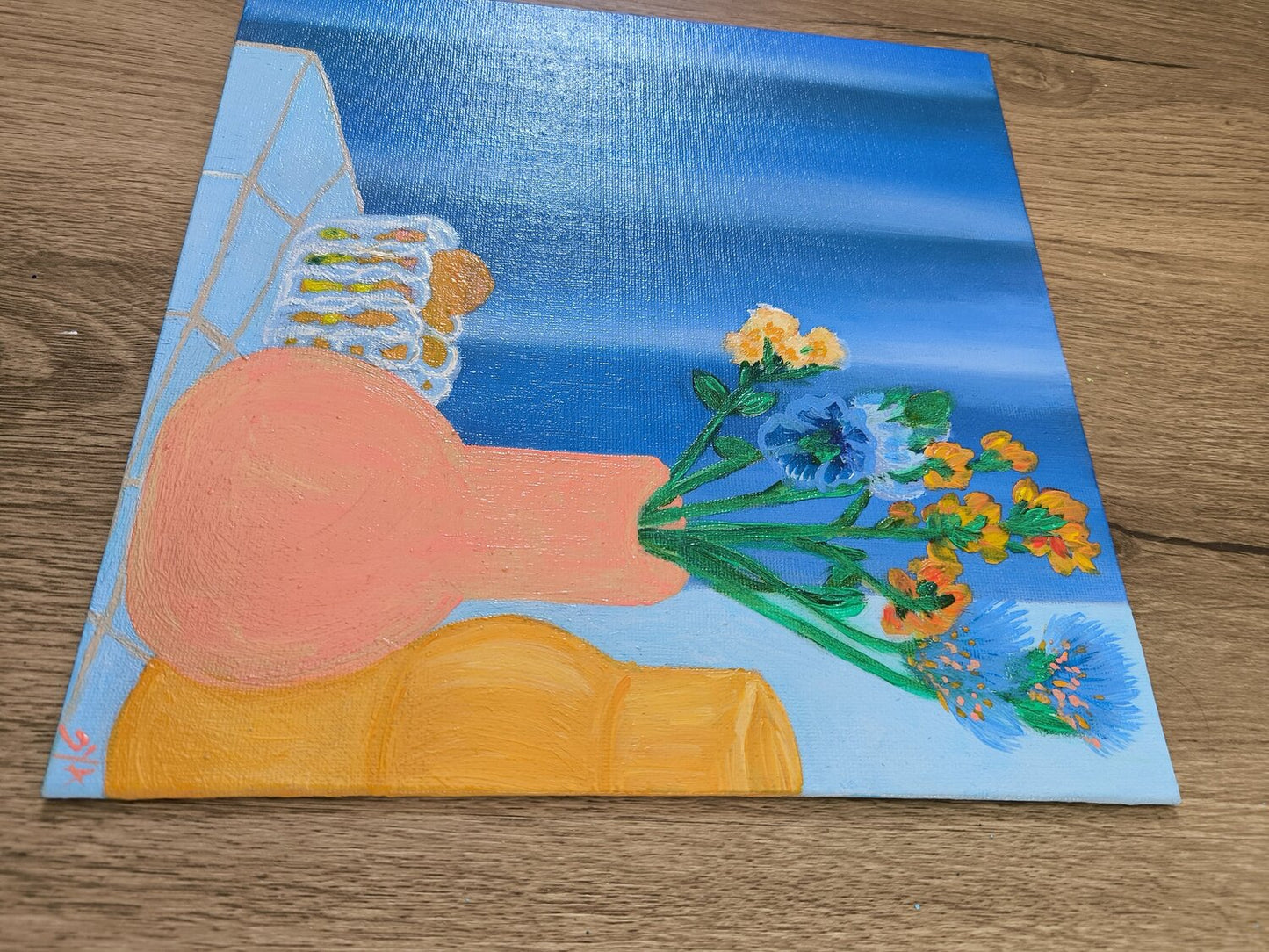 Cozy Atmosphere - Tanya Silva - Öl auf Leinwand
