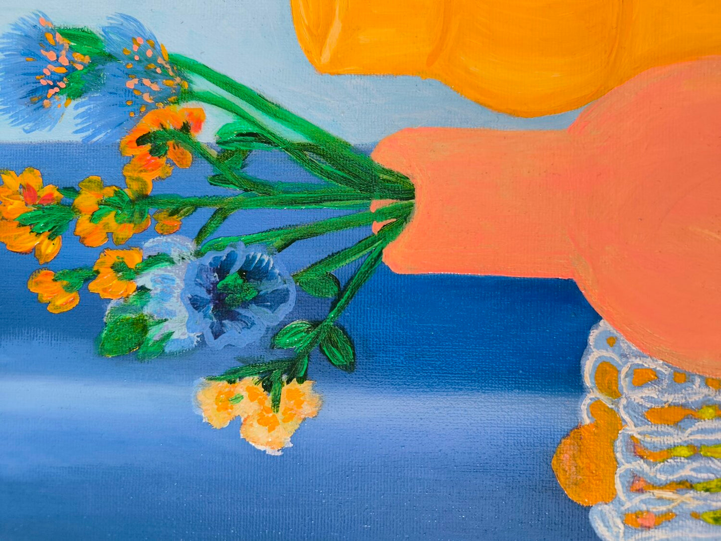 Cozy Atmosphere - Tanya Silva - Öl auf Leinwand