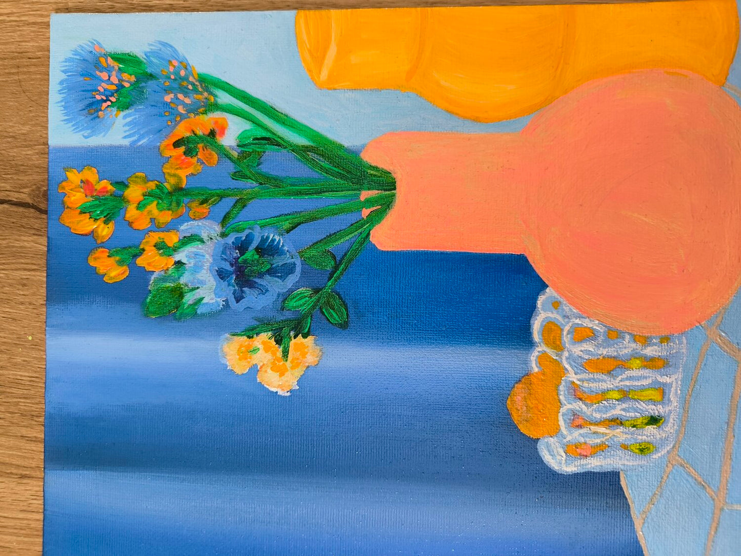 Cozy Atmosphere - Tanya Silva - Öl auf Leinwand