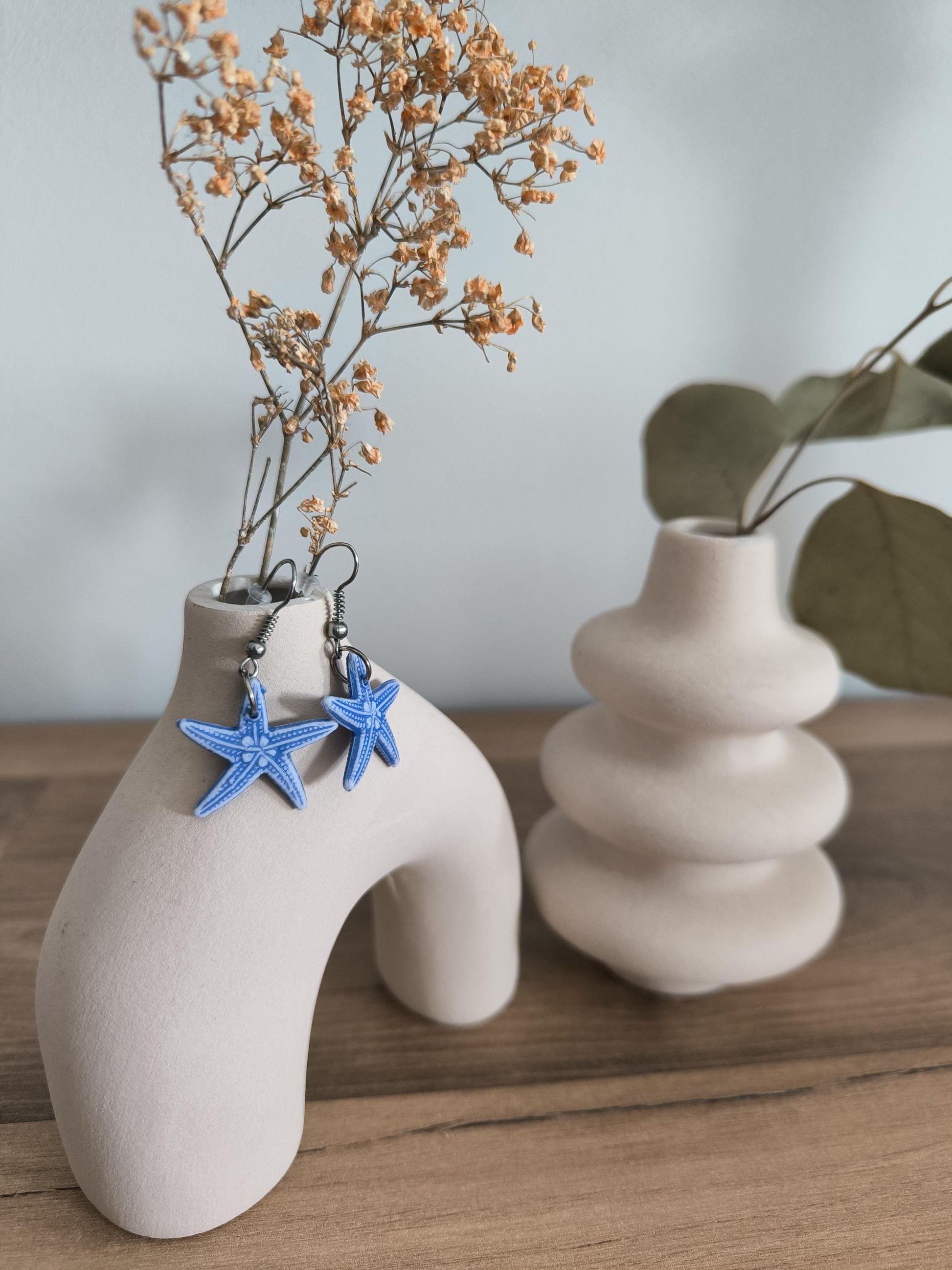 Seemuschel Hängeohrringe DIY Schmuck für Sie, Summer Look, Boho