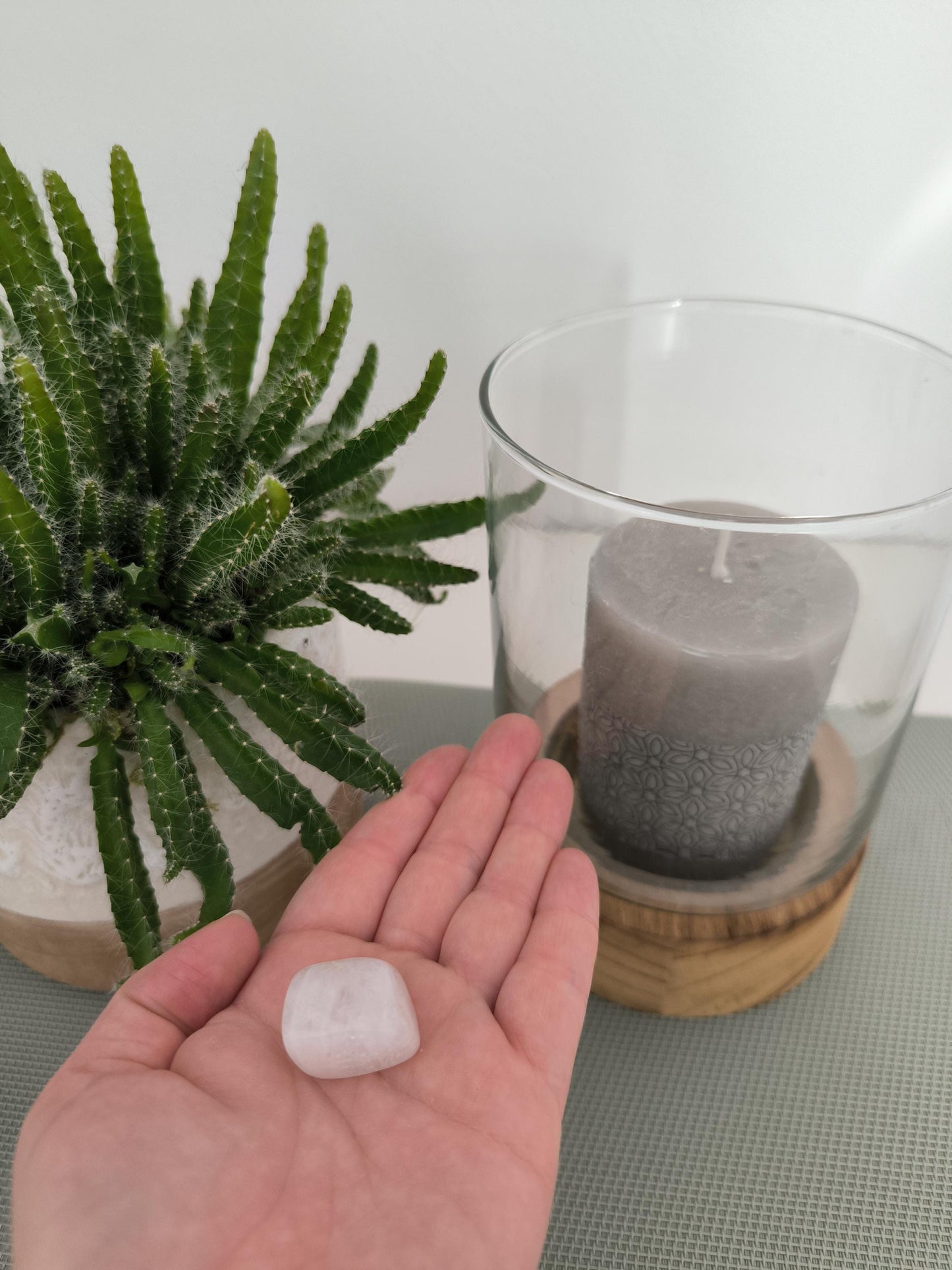 Rosenquarz Edelstein geschliffen – XS, S, M | Heilstein für Liebe & Herzöffnung | Dekosteine, Rohsteine, Schmuckstein | Trommelstein