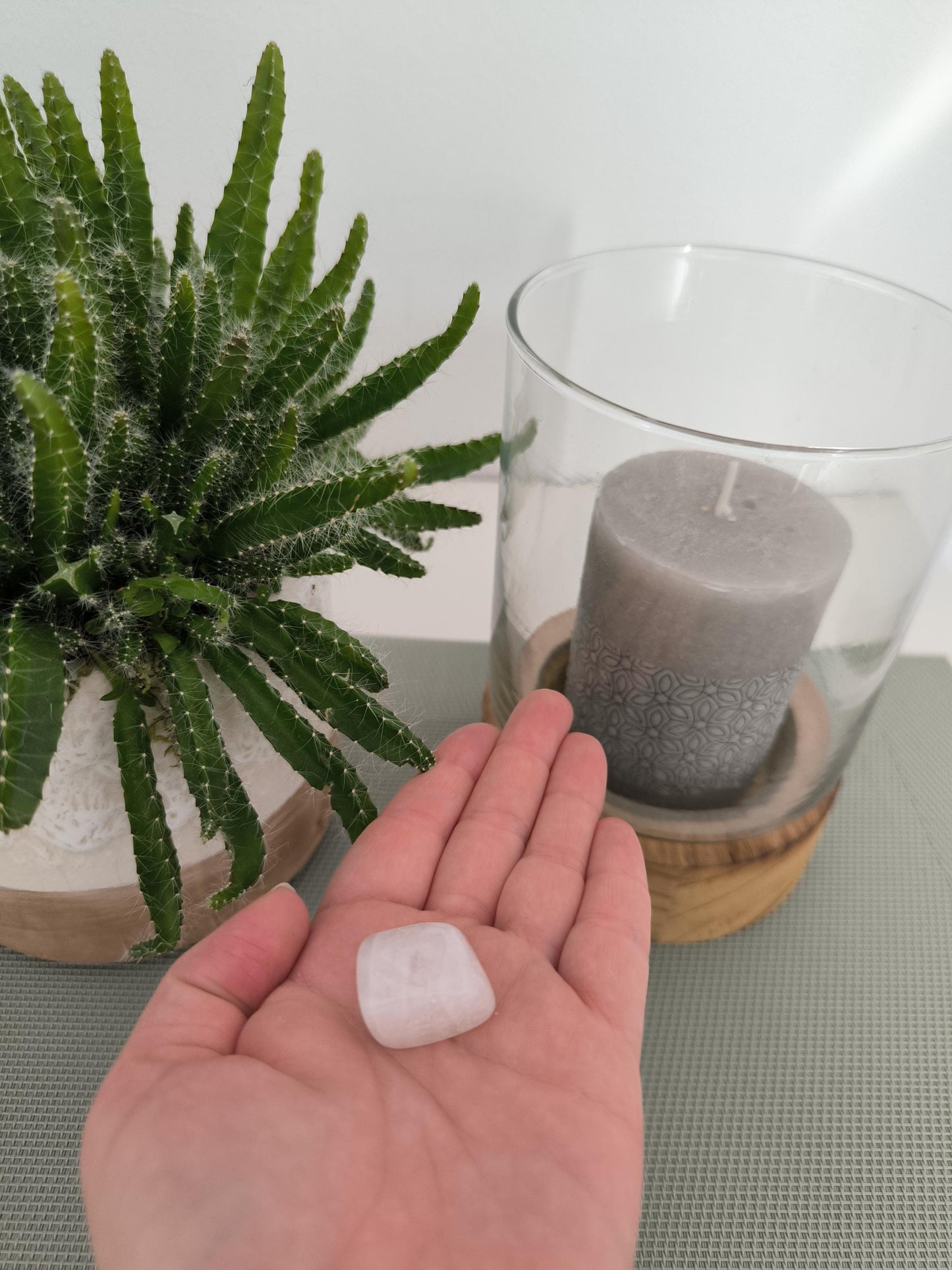 Rosenquarz Edelstein geschliffen – XS, S, M | Heilstein für Liebe & Herzöffnung | Dekosteine, Rohsteine, Schmuckstein | Trommelstein