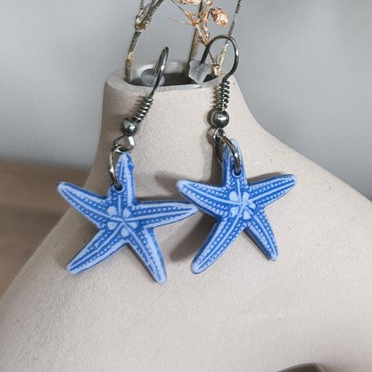 Seemuschel Hängeohrringe DIY Schmuck für Sie, Summer Look, Boho