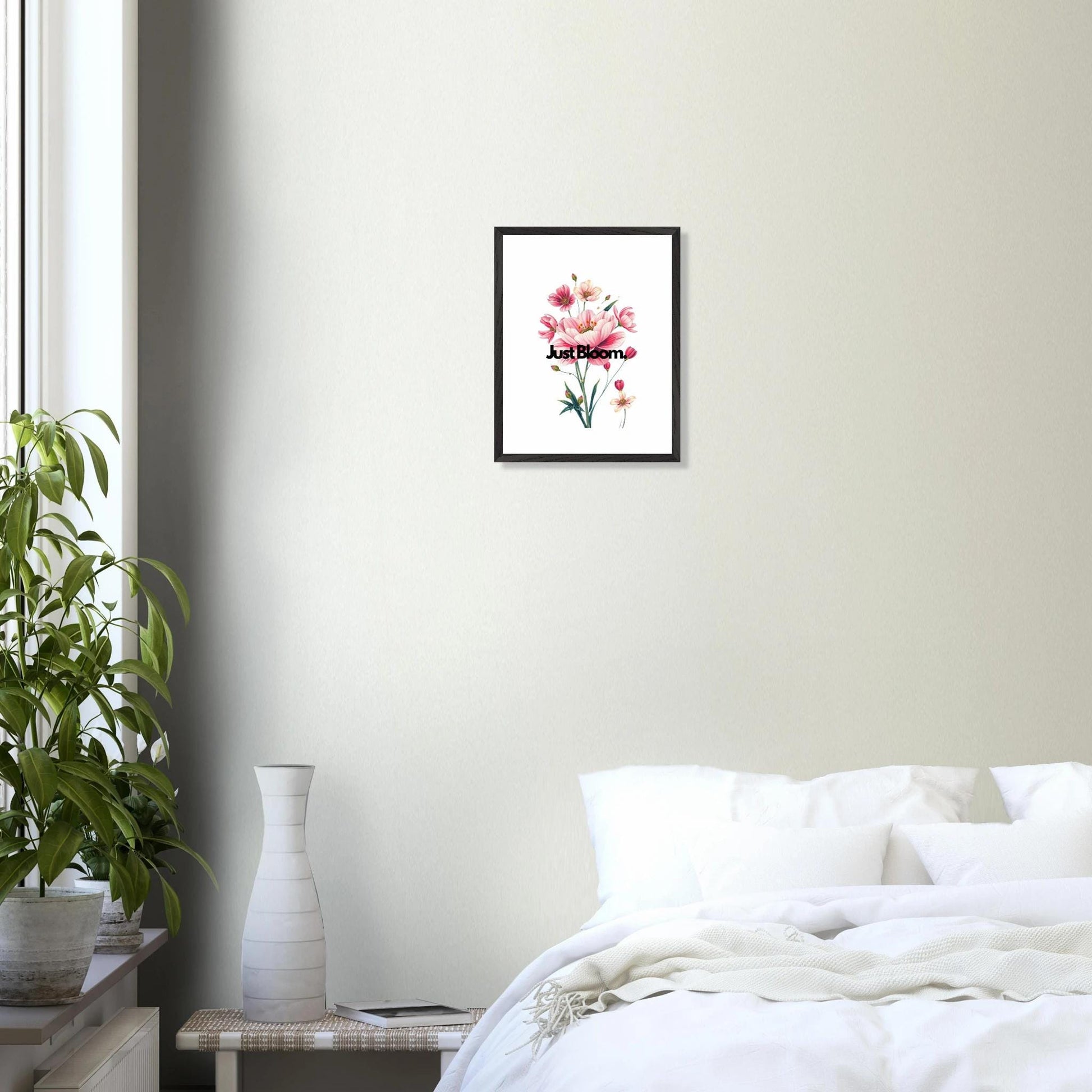 Premium Poster im Holzrahmen Fine Art Kunstdruck auf mattem Papier | Nachhaltige Wanddeko | Plexiglas, Geschenk für Kunstliebhaber, Wallart