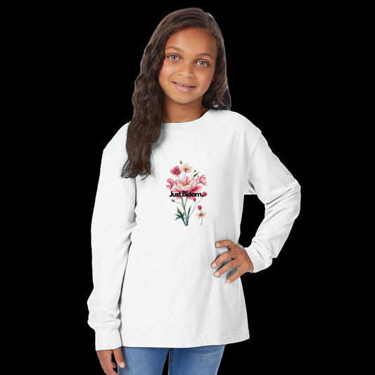 Kids Long Sleeve Crewneck T-Shirt | ComfortWash GDH275