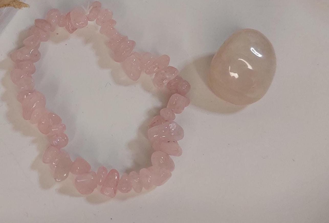 Rauhnächte Ritual – Palo Santo, Selenit Stab, Rosen Räucherstäbchen, Edelstein-Armband & Heilstein | Geschenkset • Cleansing • Spiritual Kit