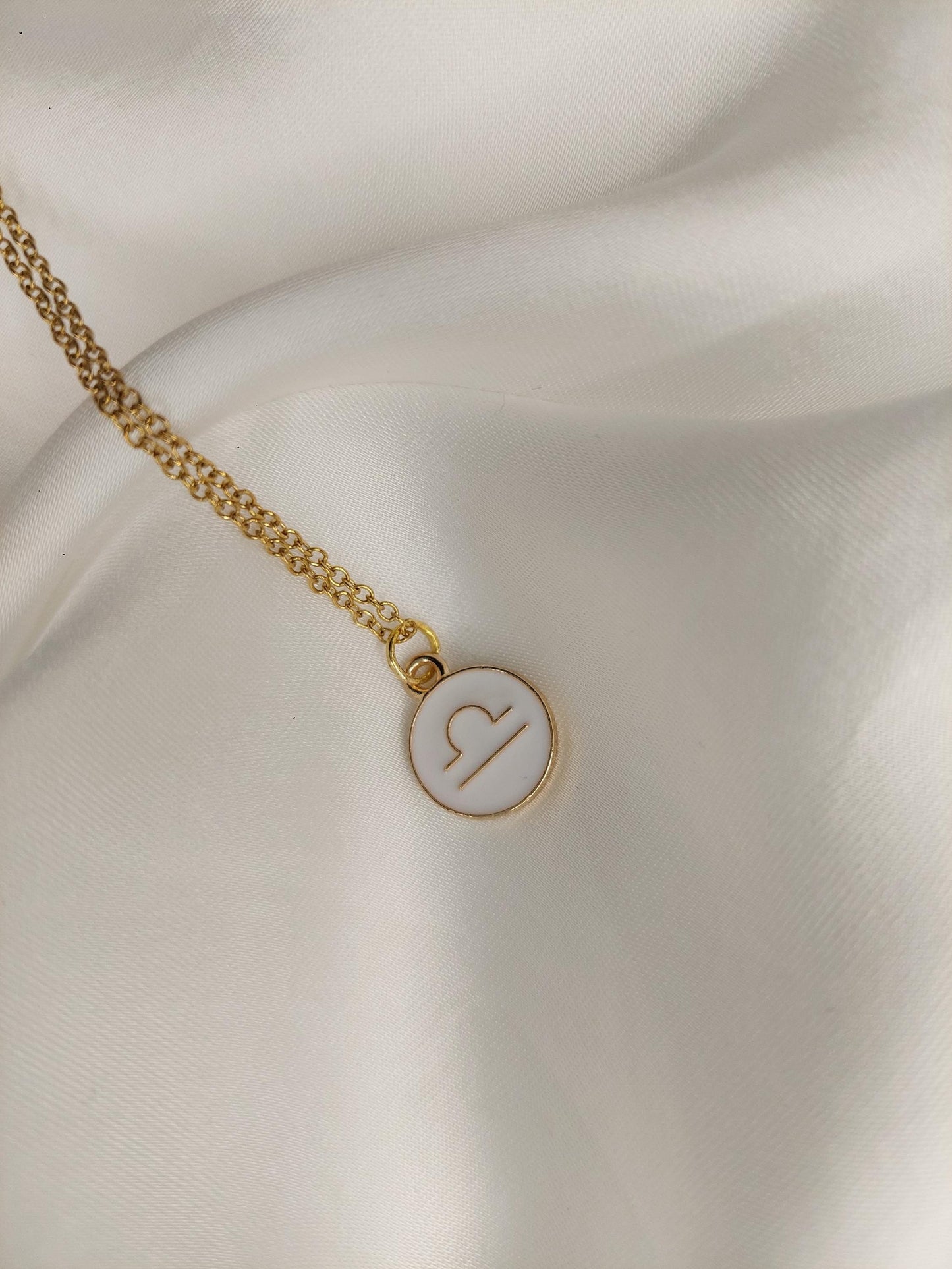 Sternzeichen Kette Gold – Zodiac Halskette Edelstahl vergoldet – Alle 12 Sternzeichen – Persönlicher Schmuck – Astrologie Geschenk
