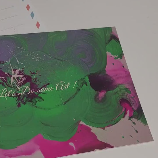 Kunst Postkarte – Künstler Postkarte „Let’s Do Some Art“ | Kunstdruck Karte | Art Print Karte | Kreatives Geschenk | SYAART