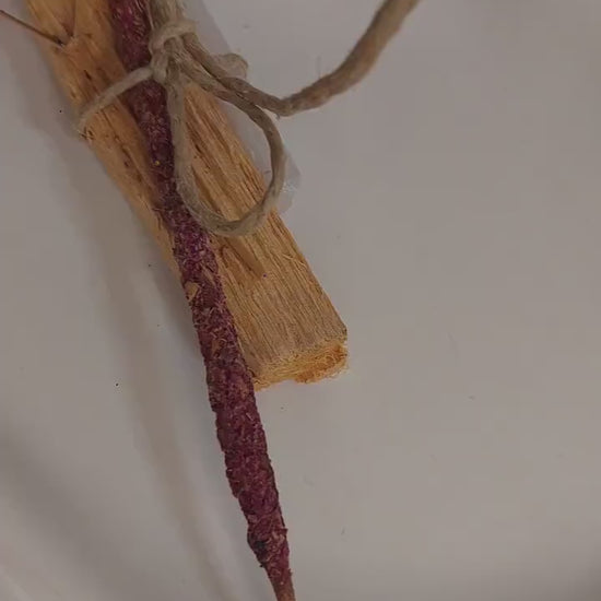Räucherset zur energetischen Reinigung | Palo Santo & Selenit Stick | Rosen Räucherstäbchen | Raunächte Ritual | Cleansing | Spiritual Gift